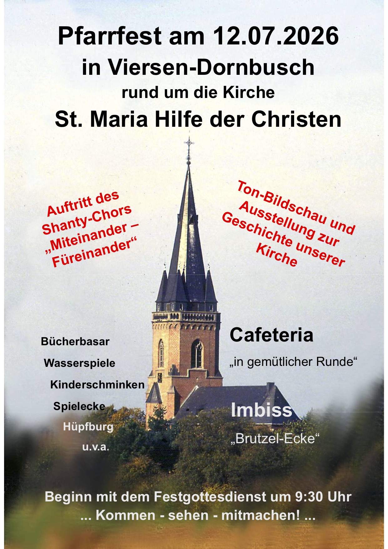 Einladung zum Pfarrfest (c) Christians